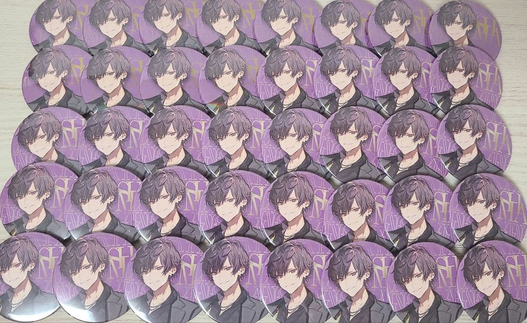 志麻 Oxygen等身 缶バッジ40点