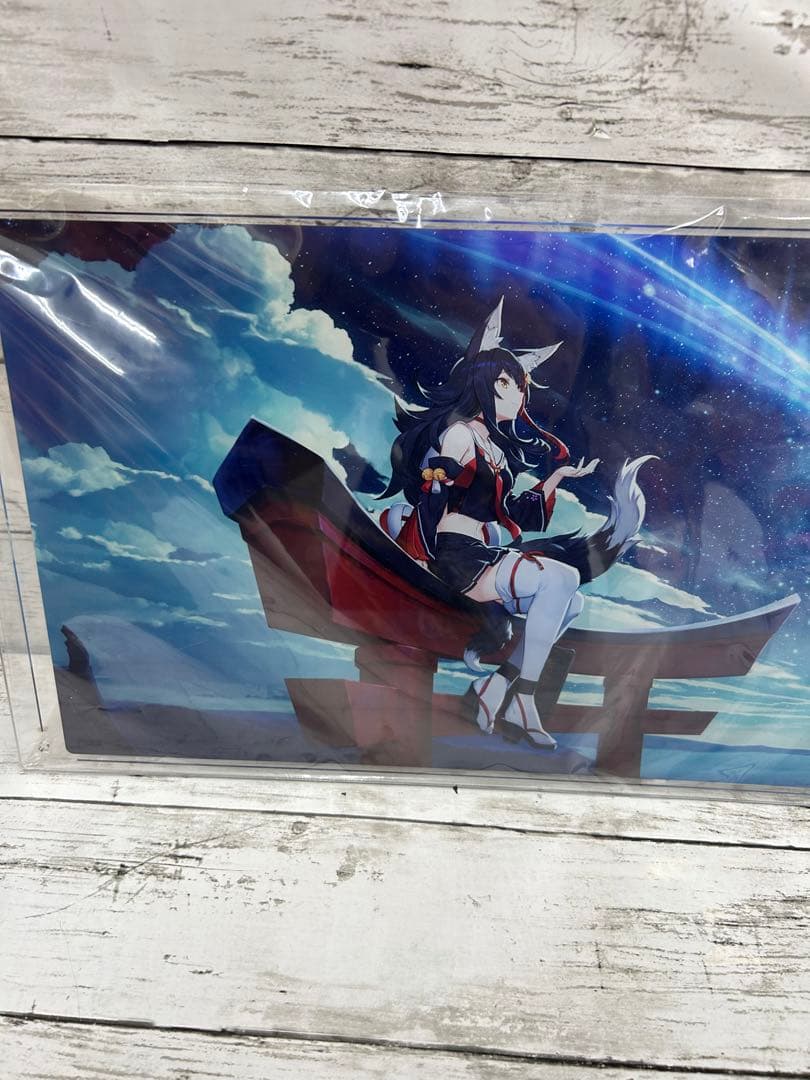 ホロライブ大神ミオ 活動1周年記念直筆サイン入りアクリルパネル