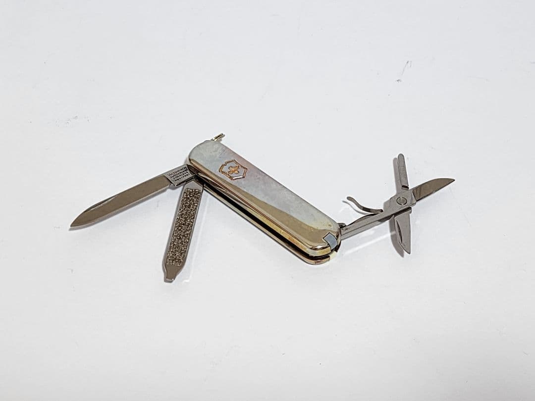 リ*ティファニー ビクトリノックス925シルバー ナイフ キーホルダー