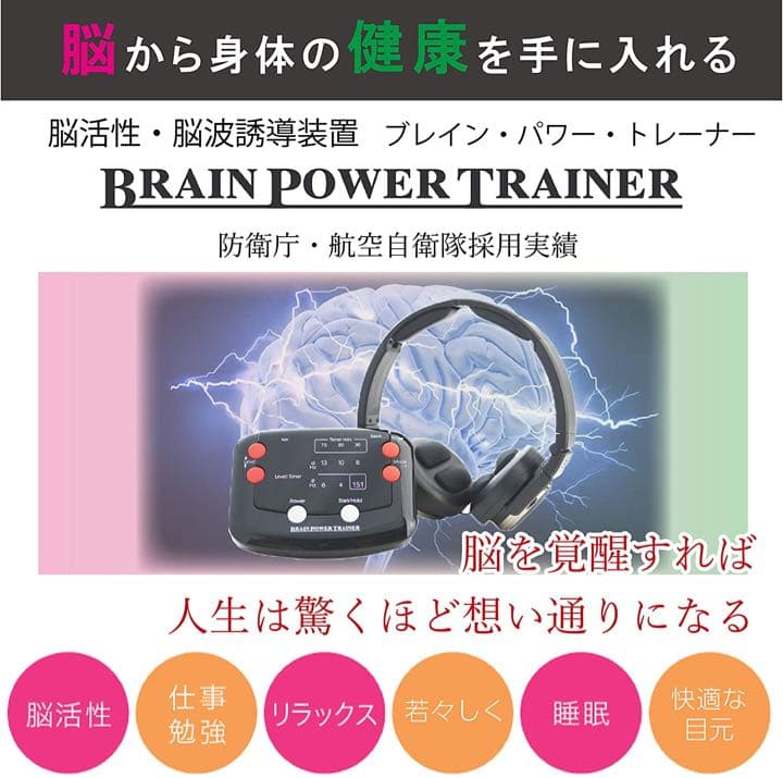 BRAIN POWER TRAINER 脳トレーニング機器 ブレインパワートレーナー 脳
