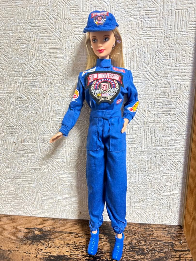 激希少レア バービー人形 NASCAR マクドナルド コレクターエディション