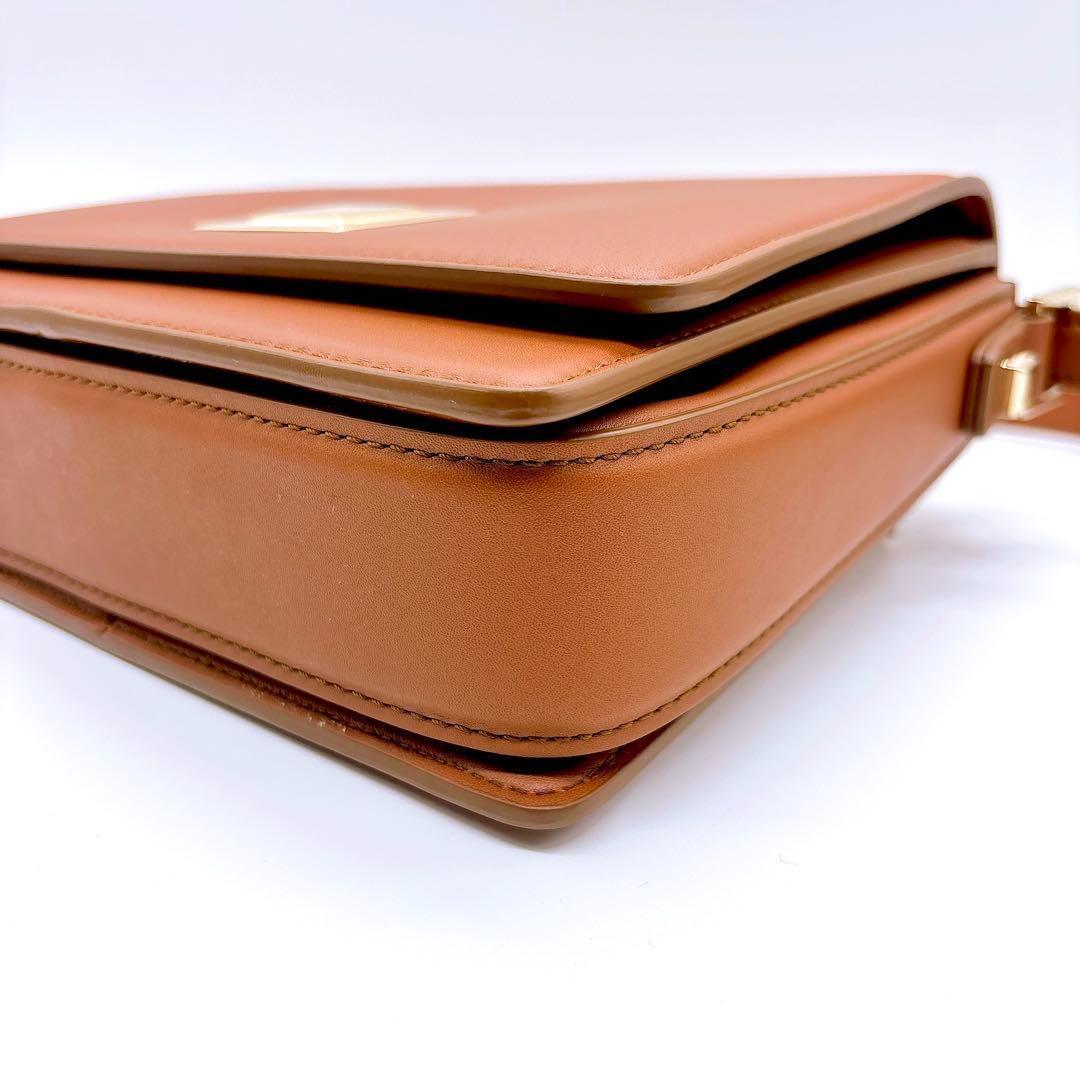 【定価18万円✨】マックスマーラ カーフレザー ショルダーバッグ スクエア 美品