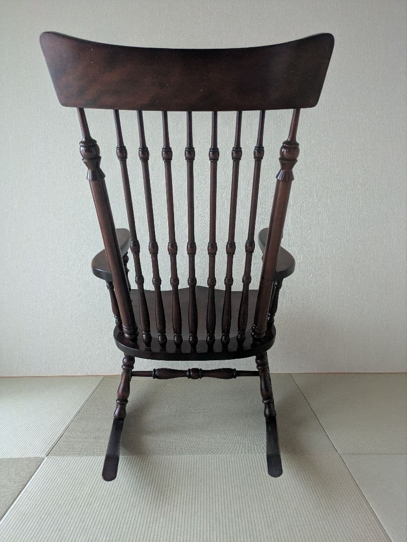 松本民芸家具】 ロッキングチェア ミズメ桜 揺り椅子 304F型 刻印無