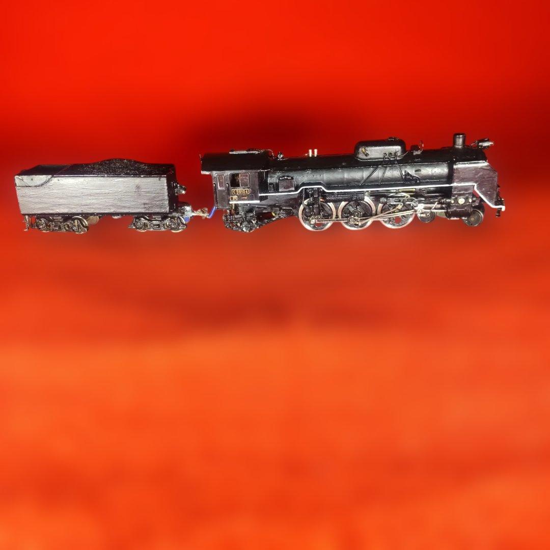 Ｃ59，蒸気機関車、HOゲージ、ジャンク