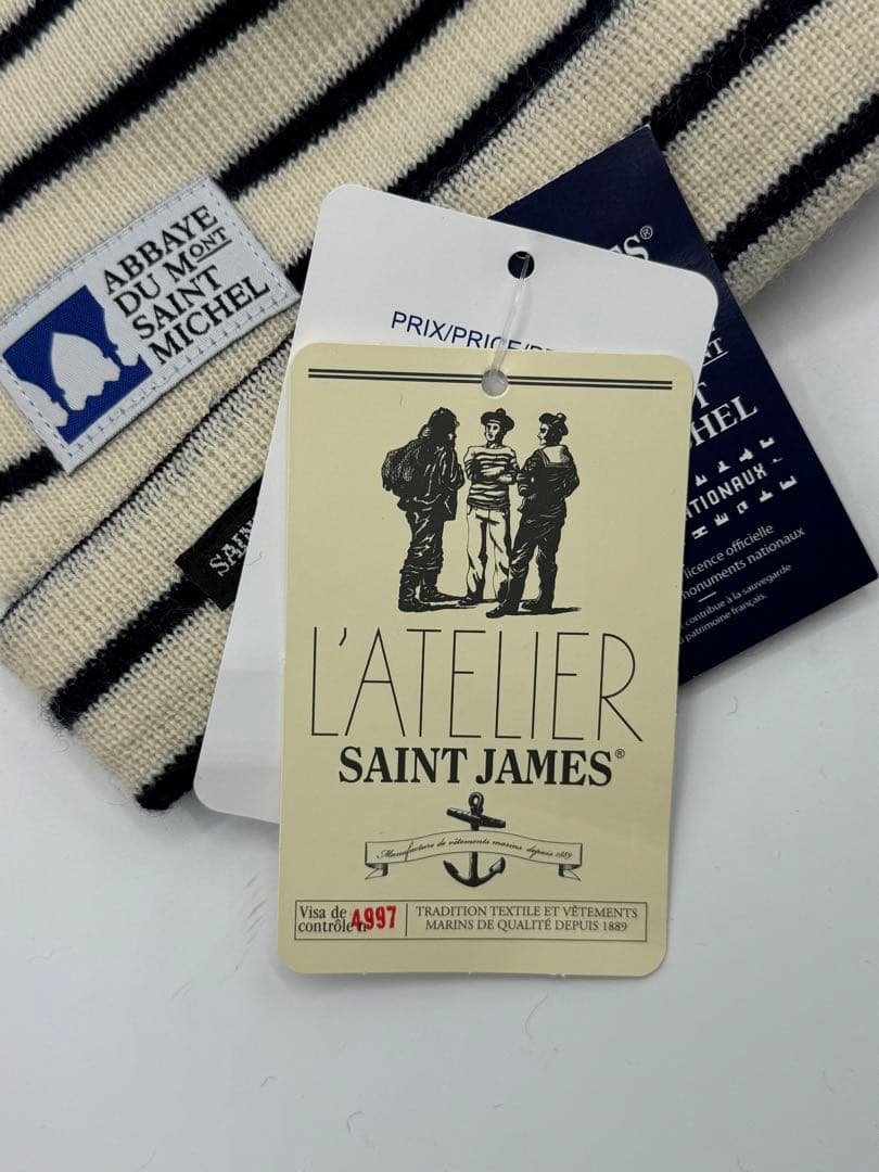 超貴重！ モンサンミッシェル 限定 ニット帽 セントジェームス 新品 未