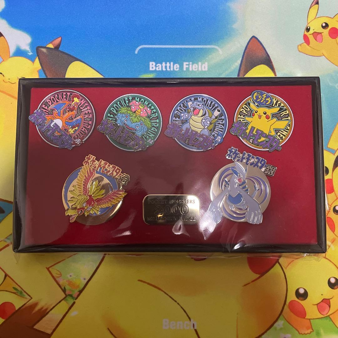 ポケットモンスター ミレニアムバッジ 6個セット 新品】レア2000年発売