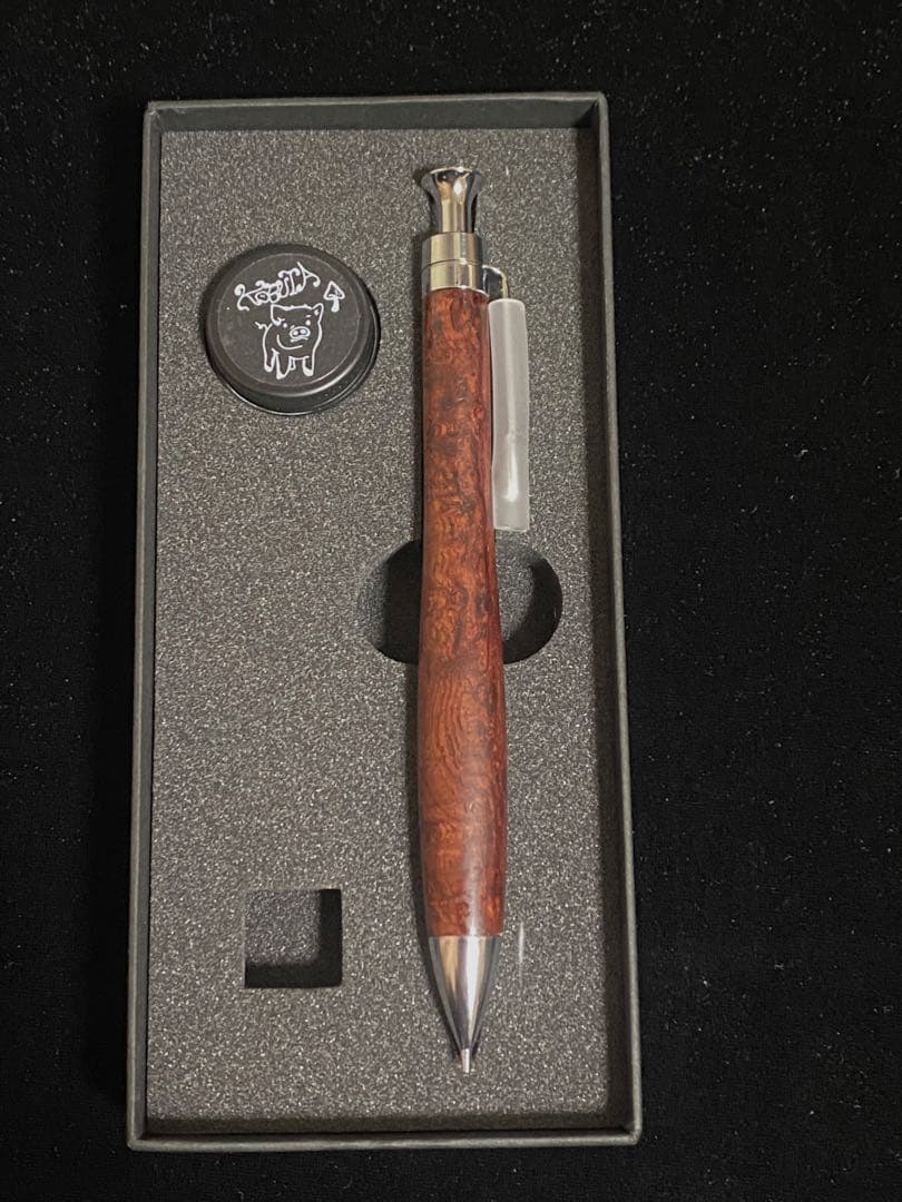 こぶた工房 シャープペンシル マダガスカルローズウッド瘤 0.5mm
