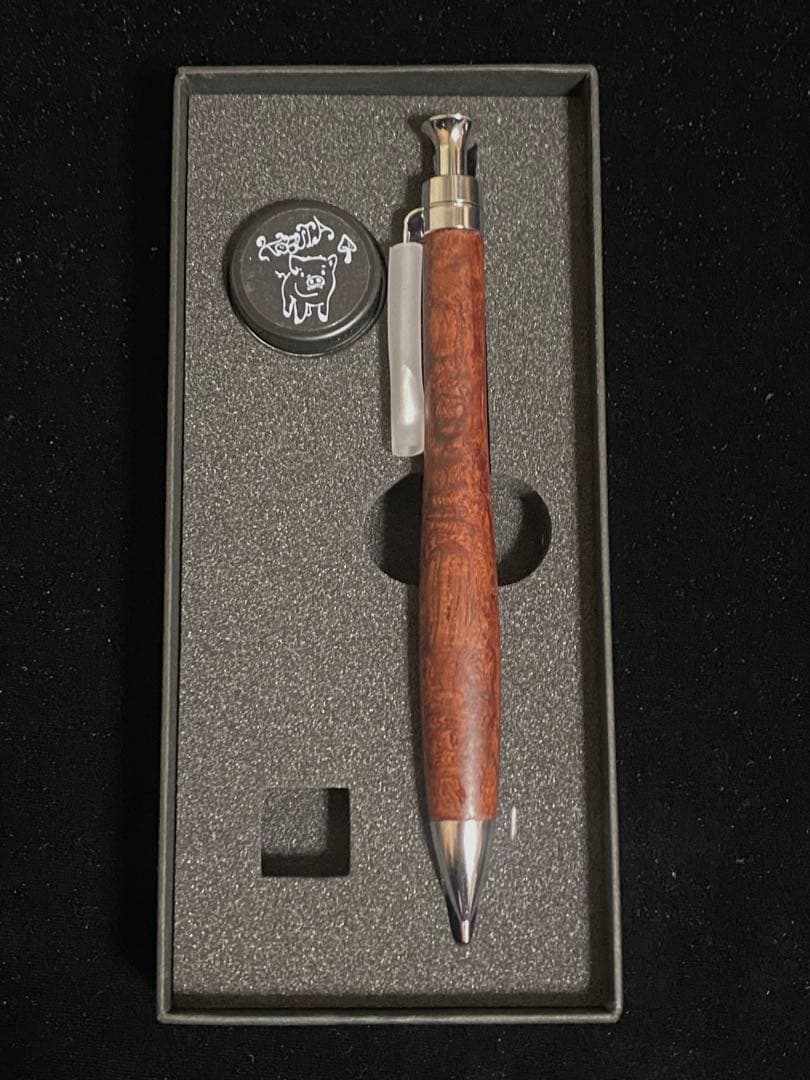 こぶた工房 シャープペンシル マダガスカルローズウッド瘤 0.5mm