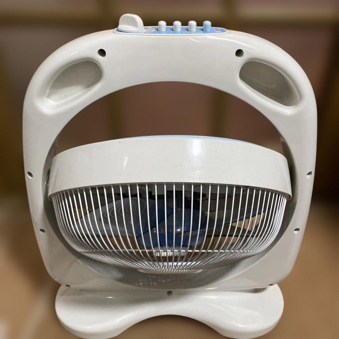 右上　シールなしマイナスイオン発生扇風機 新林の滝 NW-38