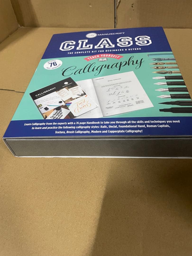 原稿ペン カンパニークラス カリグラフィーキット ブラック (MC191CAL