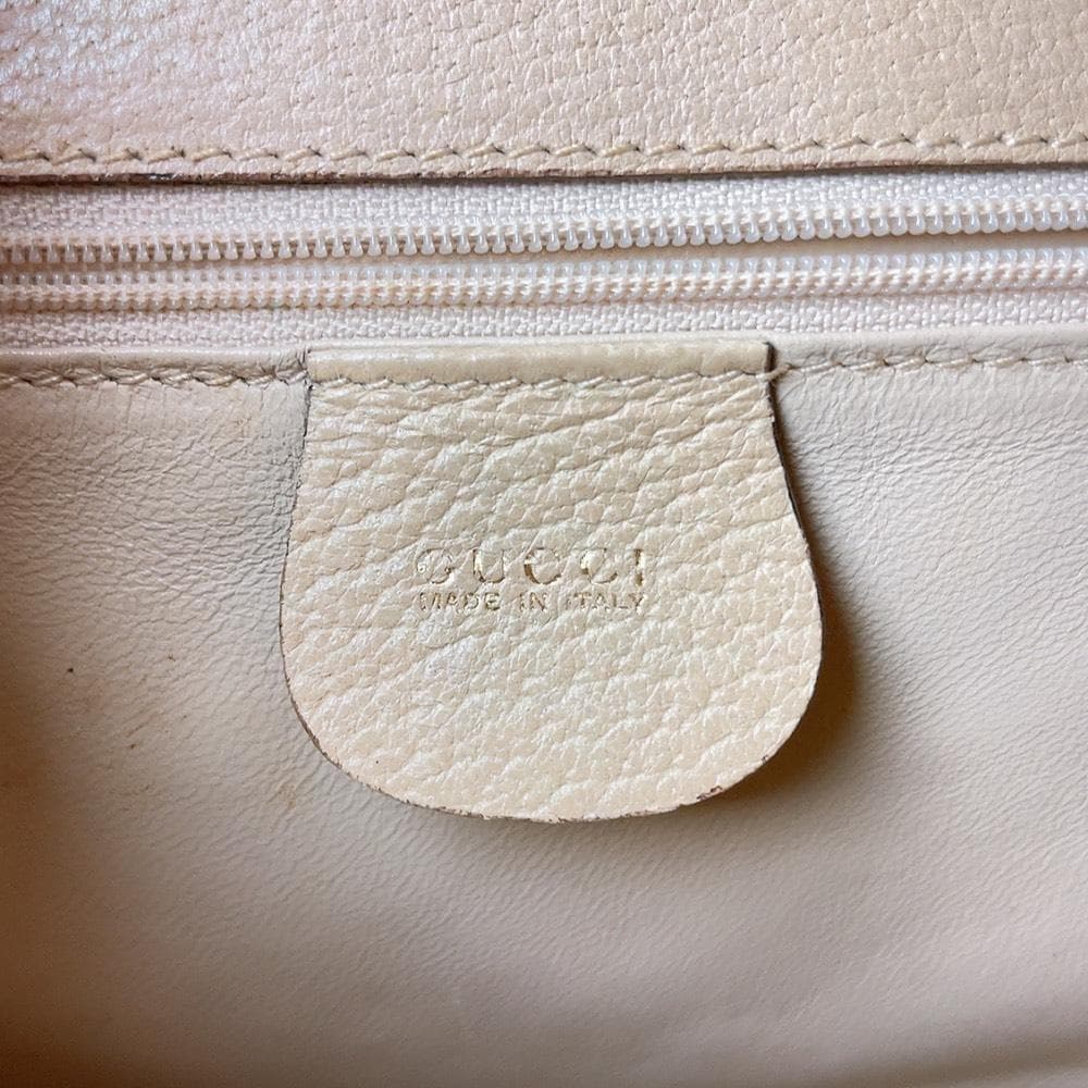 GUCCI バンブー レザー オールドグッチ ハンドバッグ ターンロック 金具