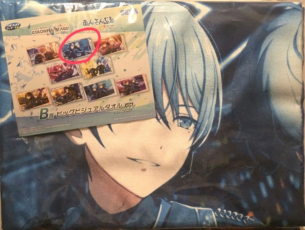 プロセカ あんスタ セガラッキーくじ 青柳冬弥 瀬名泉 タオル ポーチ8点セット