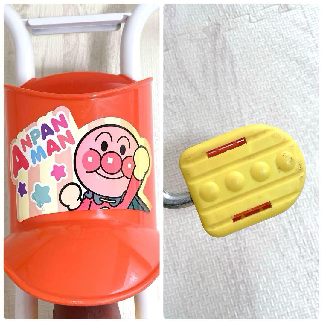 美品 エム・アンド・エム おでかけ三輪車 わくわくアンパンマンごう