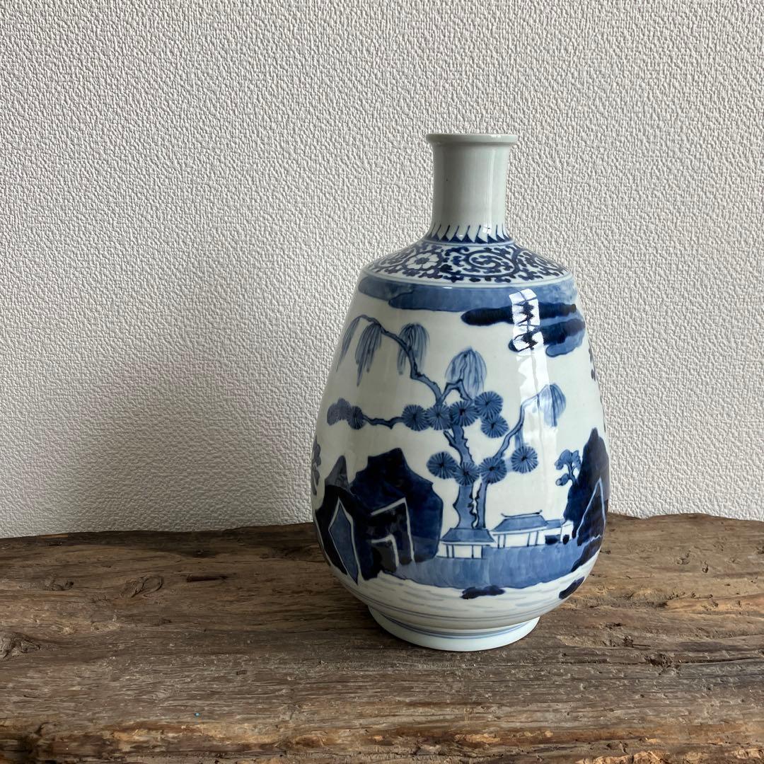 骨董 作家物 華中亭道八 寄盃 刷毛目 青磁 赤絵 猪口 煎茶碗