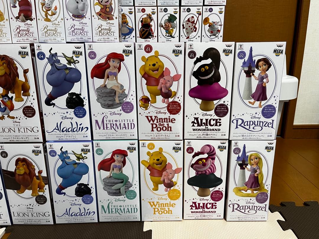 ディズニー　ワーコレ　ワールドコレクタブルフィギュアセット　コンプリート