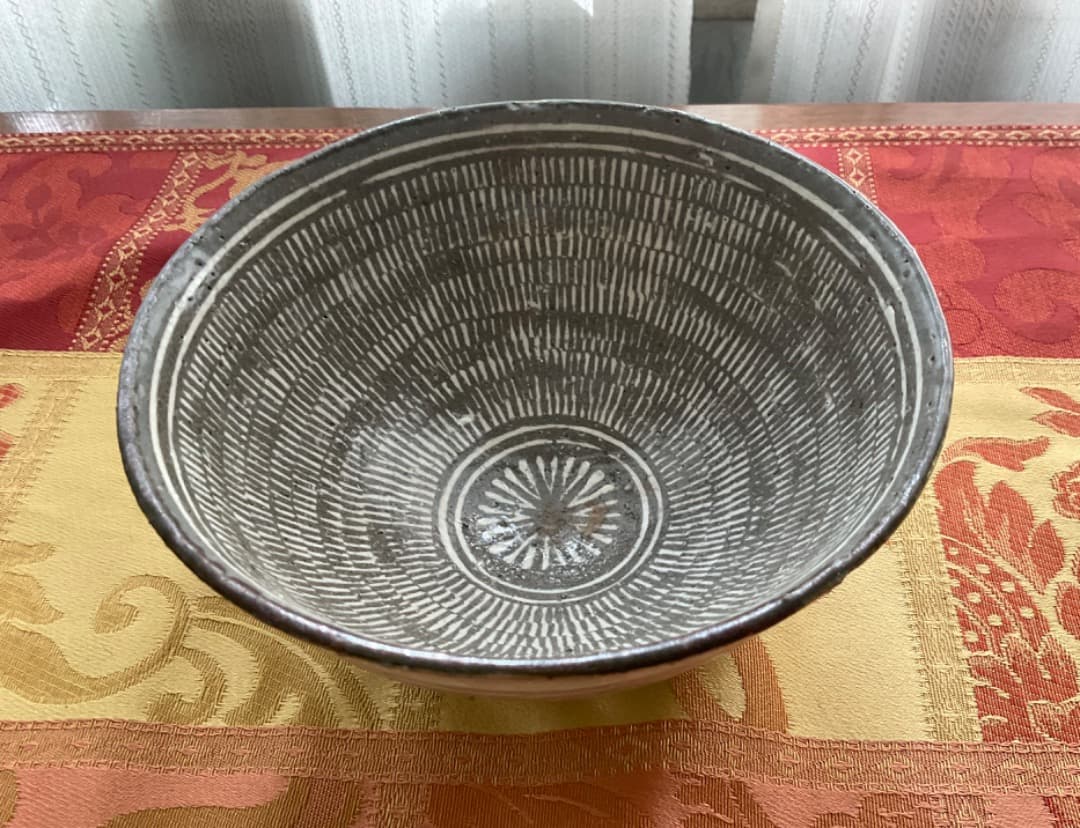 三島手　碗(大) 美しい白象嵌　金海窯 三島手 碗(大) 美しい白象嵌 金海窯 【公式通販】