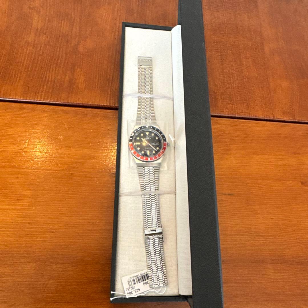 Q TIMEX ブラック x レッド　tx-tw2u61300
