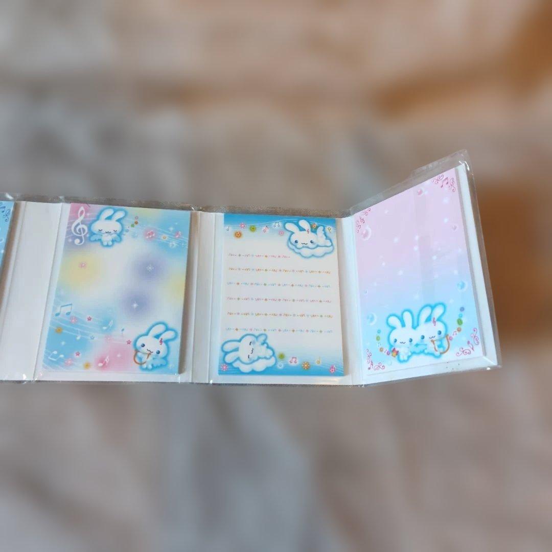 新品 San-X ツインエンジェル うさぎ パタパタメモ 平成レトロ 2004