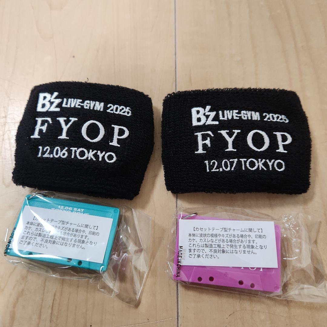 B'z　FYOP　リストバンド　カセットチャーム　東京ドーム