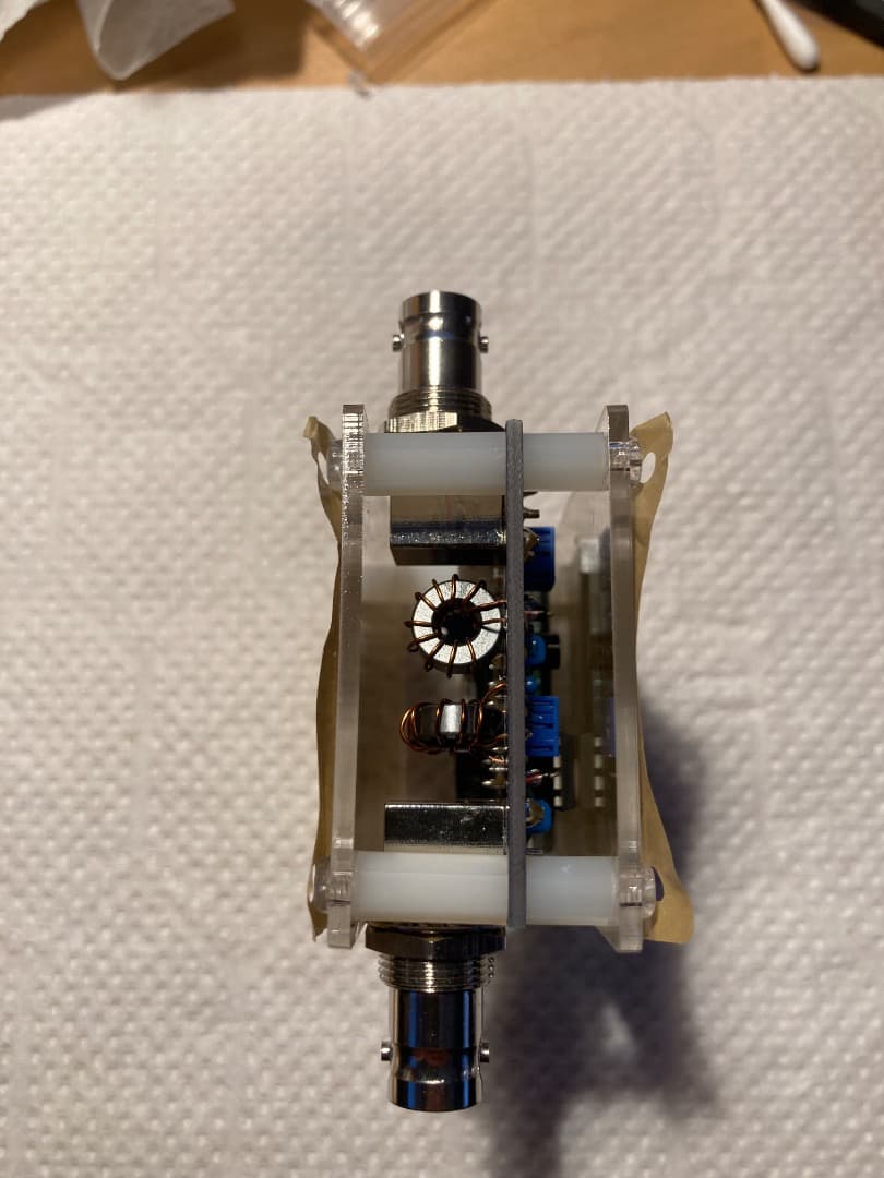 値下】小型QRP用通過型VSWR メーター・キット組立調整済 HF/50MHz