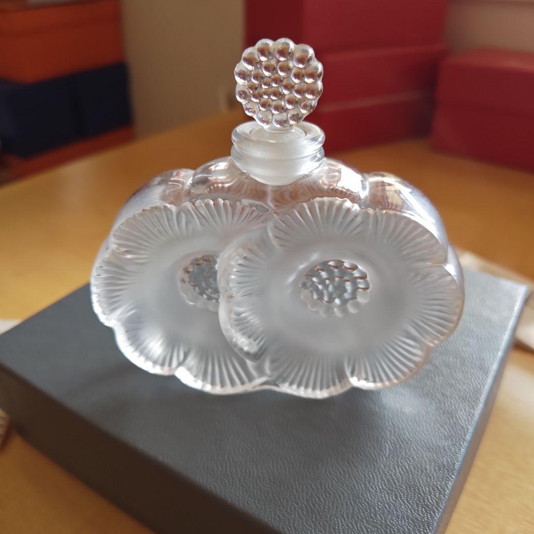 ヴィンテージ・未使用箱付き】LALIQUE ラリック 香水瓶 ドゥ・フルール