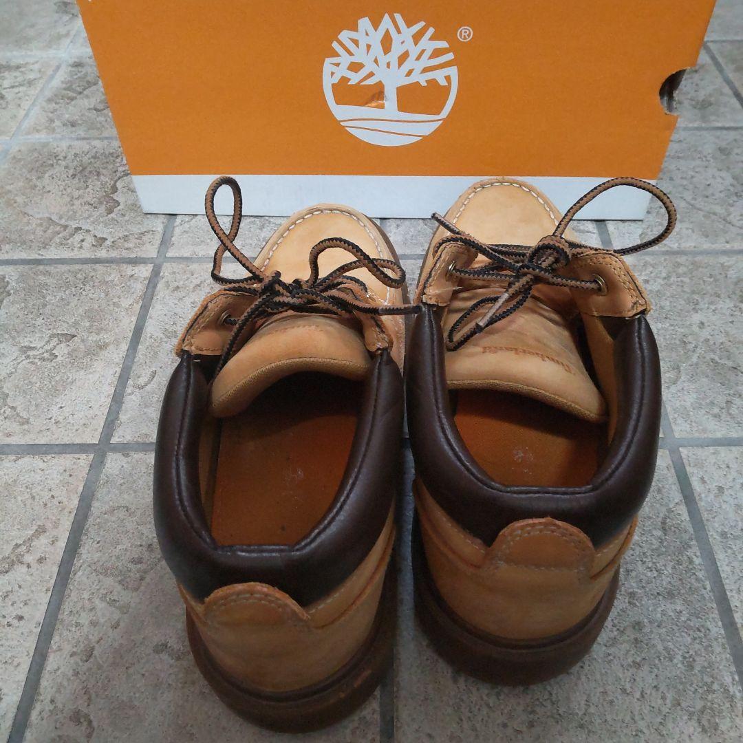 Timberland ベージュ モカシンデッキシューズ