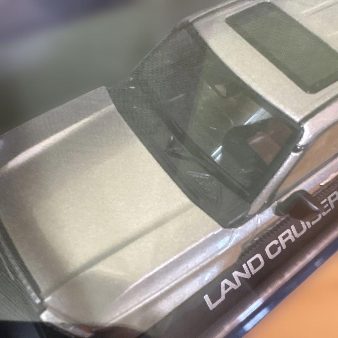 【送料込】 ランドクルーザー 250 シルバー 1/30 ミニカー ランクル