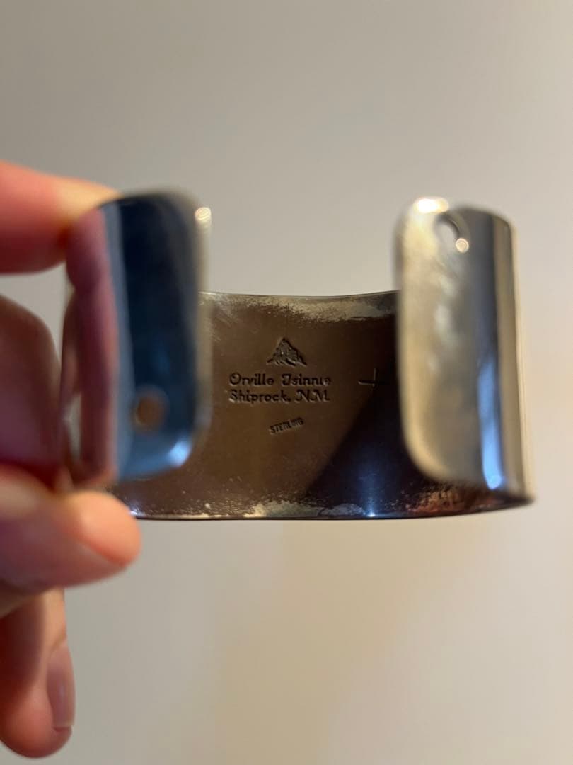 Orville Tsinnie オーヴィル・ツィニー プレートバングル M