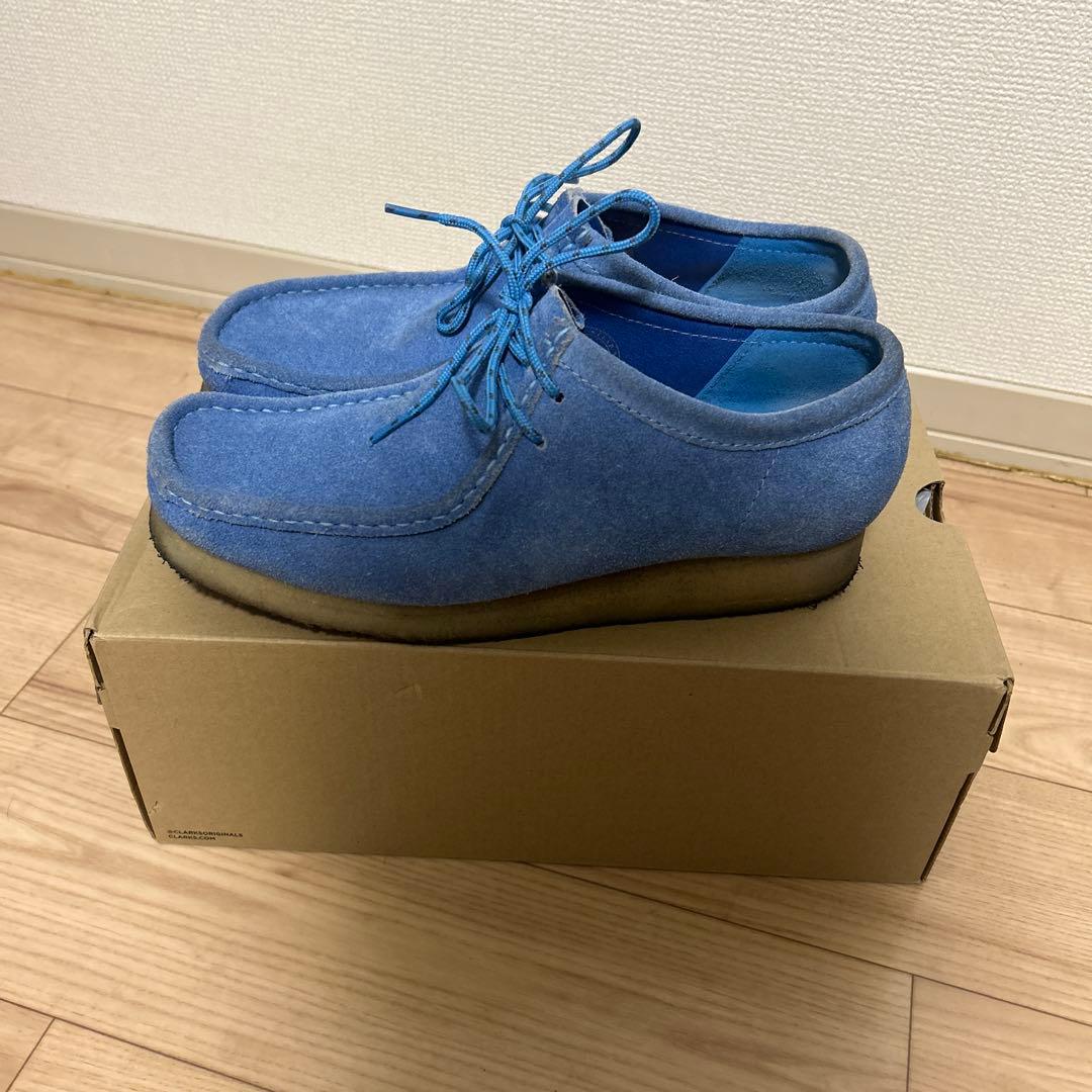 CLARKS ORIGINALS ブルーモカシン箱あり