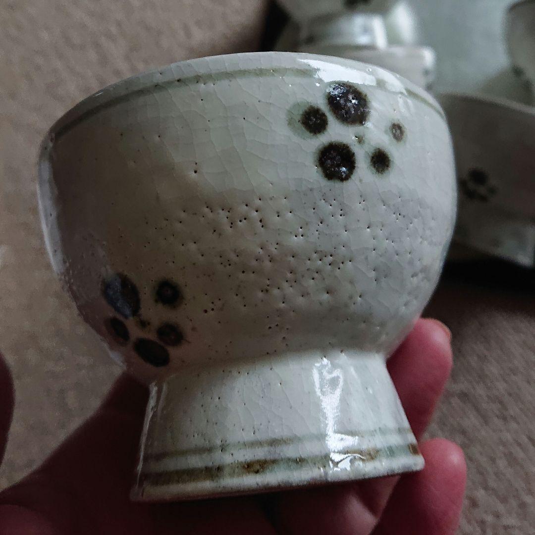 梅花文　汲出  虎渓山　水月窯 共箱入 茶器 湯呑