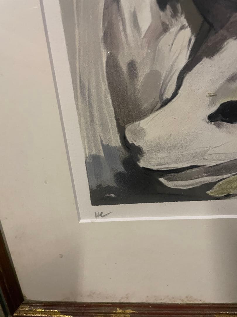 マリー•ローランサン 版画 大型額絵 作品名 少女 直筆サイン - メルカリ