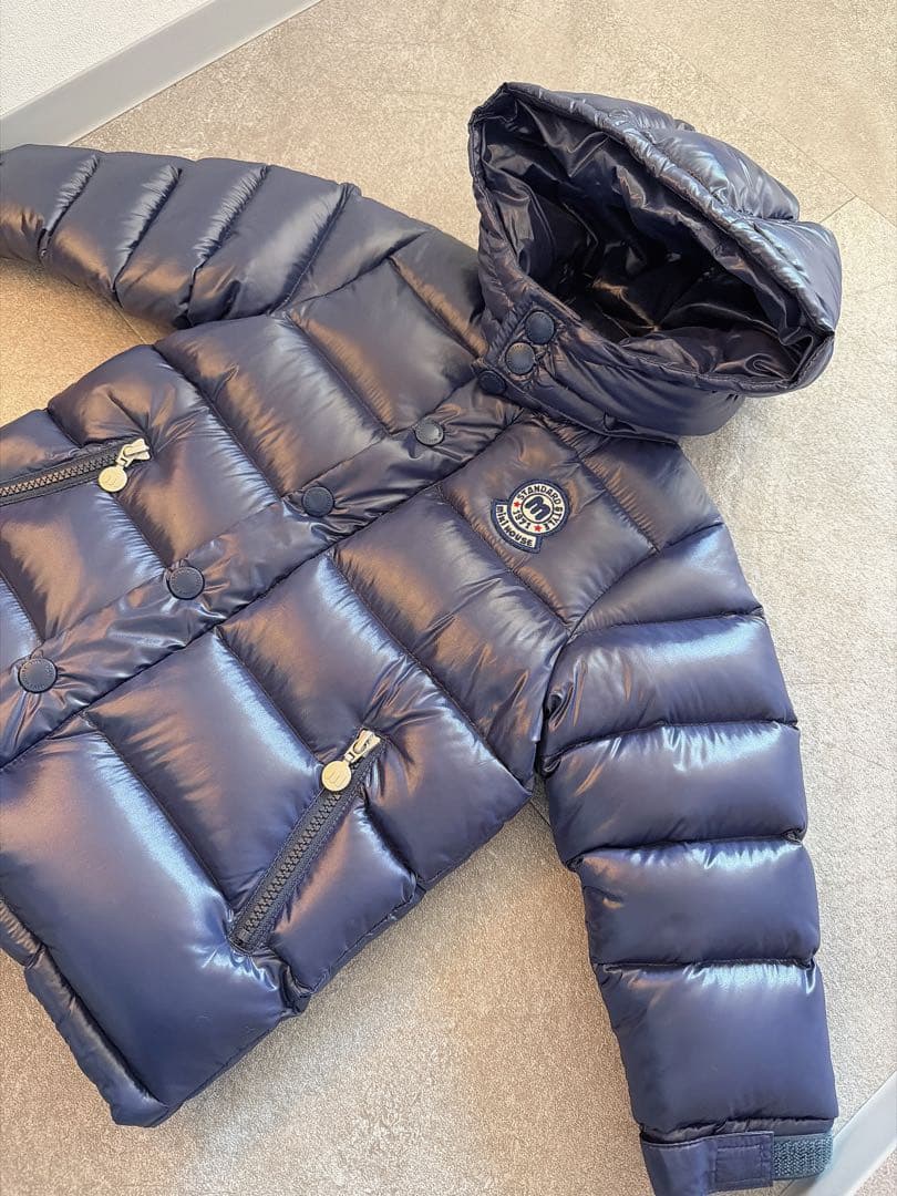 ミキハウス ダウン 90サイズ ネイビー