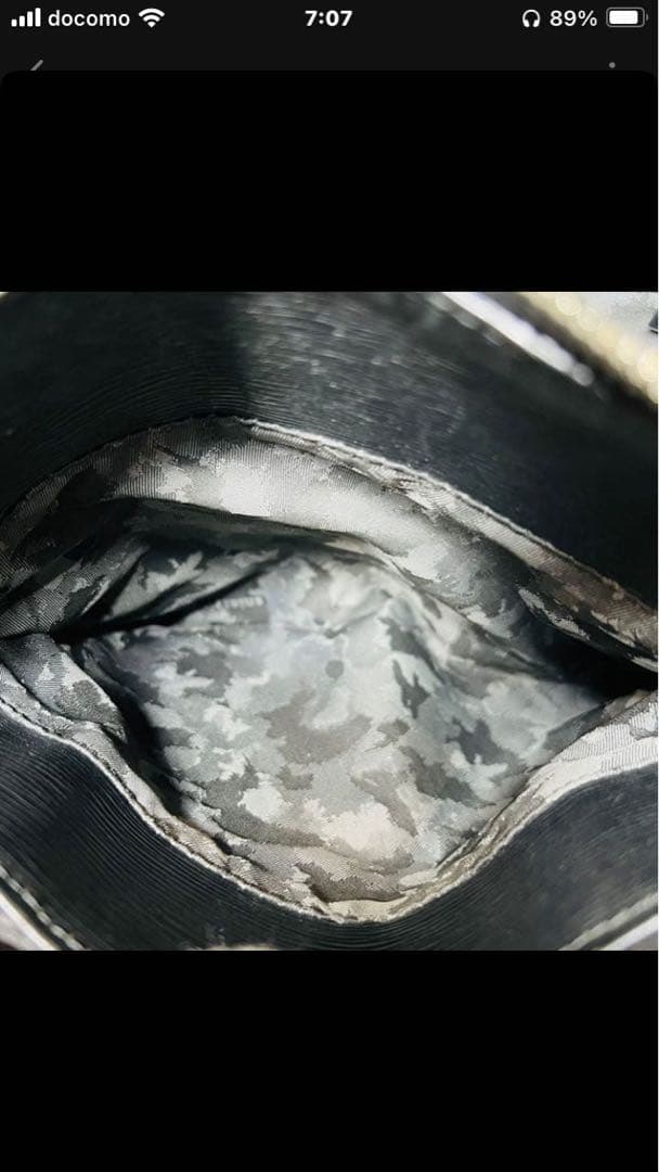 【山崎パンさま用】アニアリブリーフケースウェーブレザー　クロシェット　ブラック