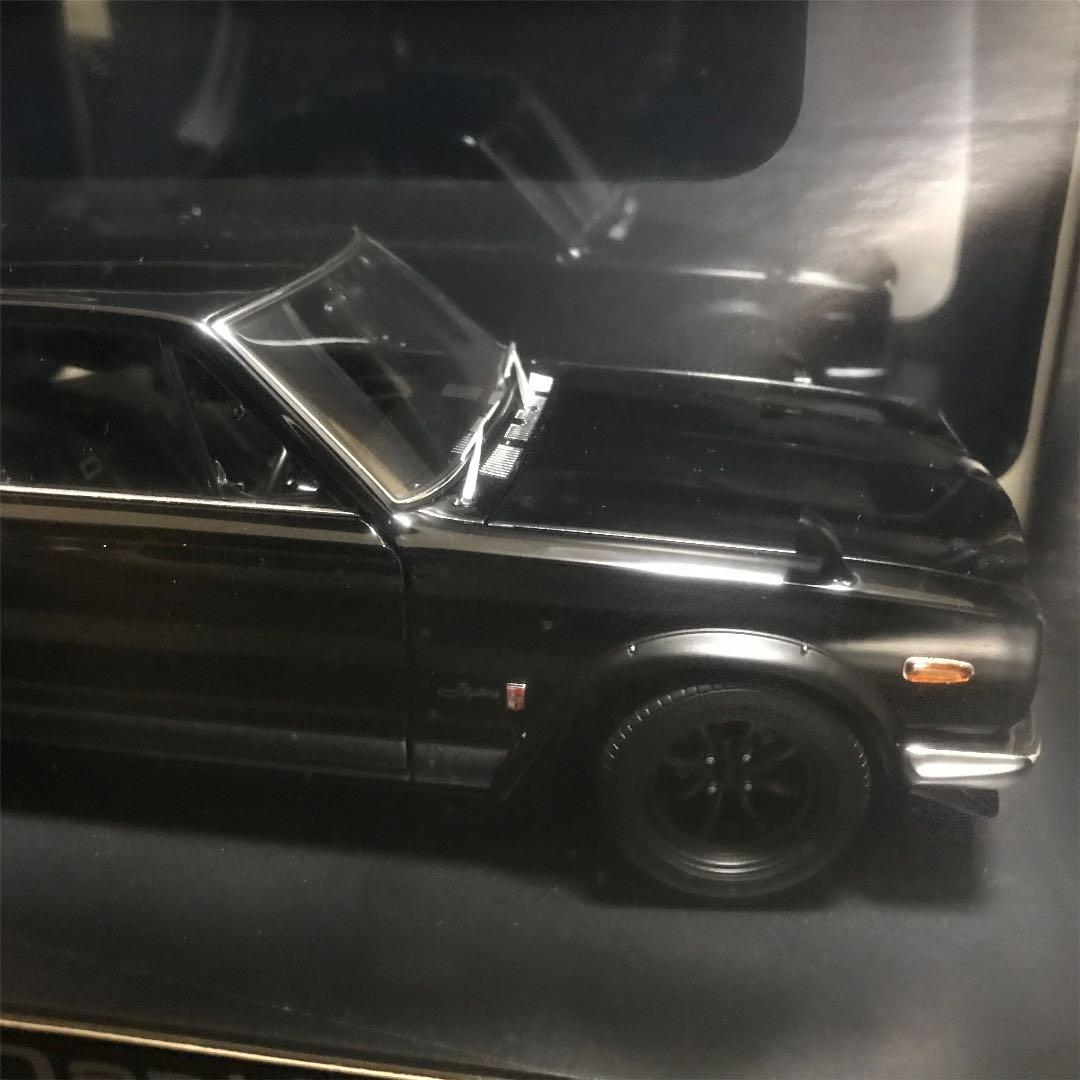 オートアート 1/18 GT-R KPGC10 ブラック チューンドバージョン