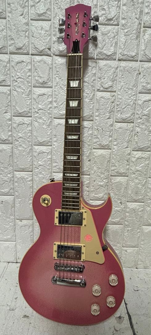 Gypsy Rose ピンク ラメ レスポール ジプシーローズ エレキギター Gypsy Rose ピンク ラメ レスポール ジプシーローズ エレキギター