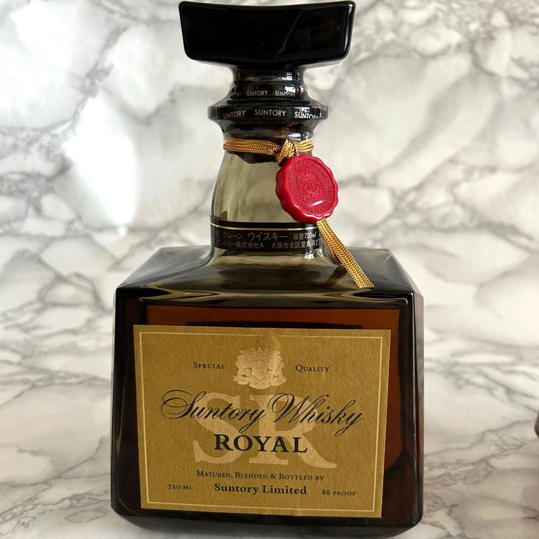サントリー ウイスキー ローヤル SR 720ml 2本セット 古酒 未開栓品