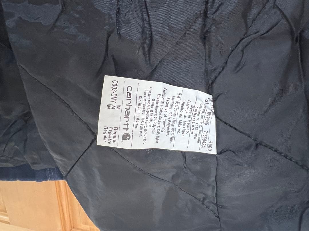 Carhartt ネイビー ジャケット トラディショナル　usa カーハート