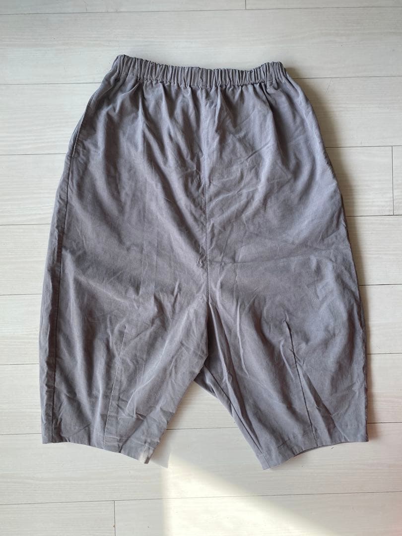 huis 遠州織物 みじんコール サルエルバルーンパンツ コーデュロイ