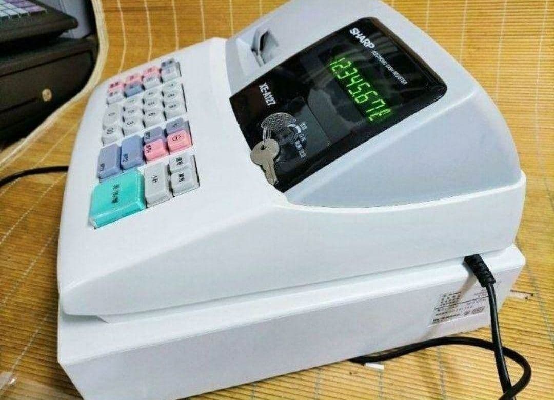 シャープレジスターXE-A127簡単便利特殊送料込122203