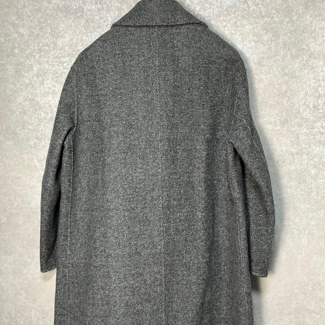 極美品✨定価12万 エブール ウールツイルリバー ダブルチェスター