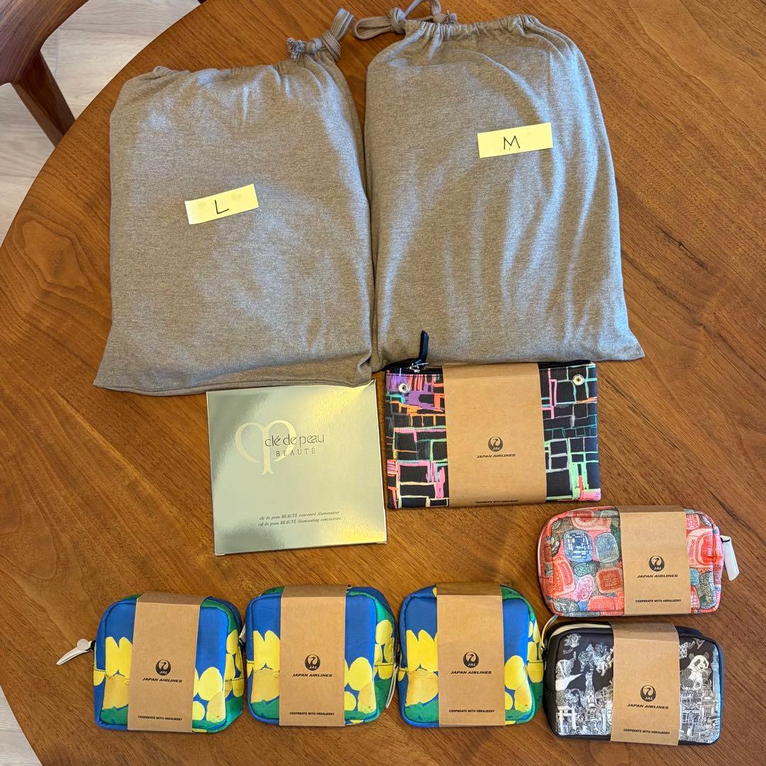 JALファースト&ビジネスクラス　アメニティ JAL、国際線ファースト/ビジネスクラスの新アメニティキットはイタリア