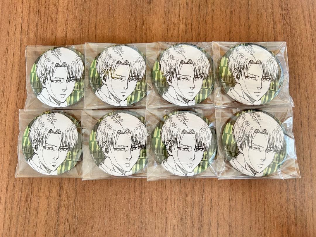 進撃の巨人 wit studio リヴァイ key:prime 缶バッジ - メルカリ