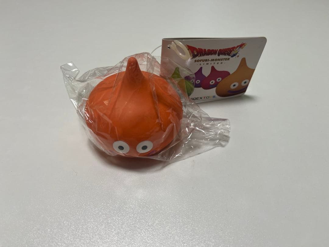 【レア】　ドラゴンクエスト　ソフビモンスターリミテッド　スライムレース　オレンジ