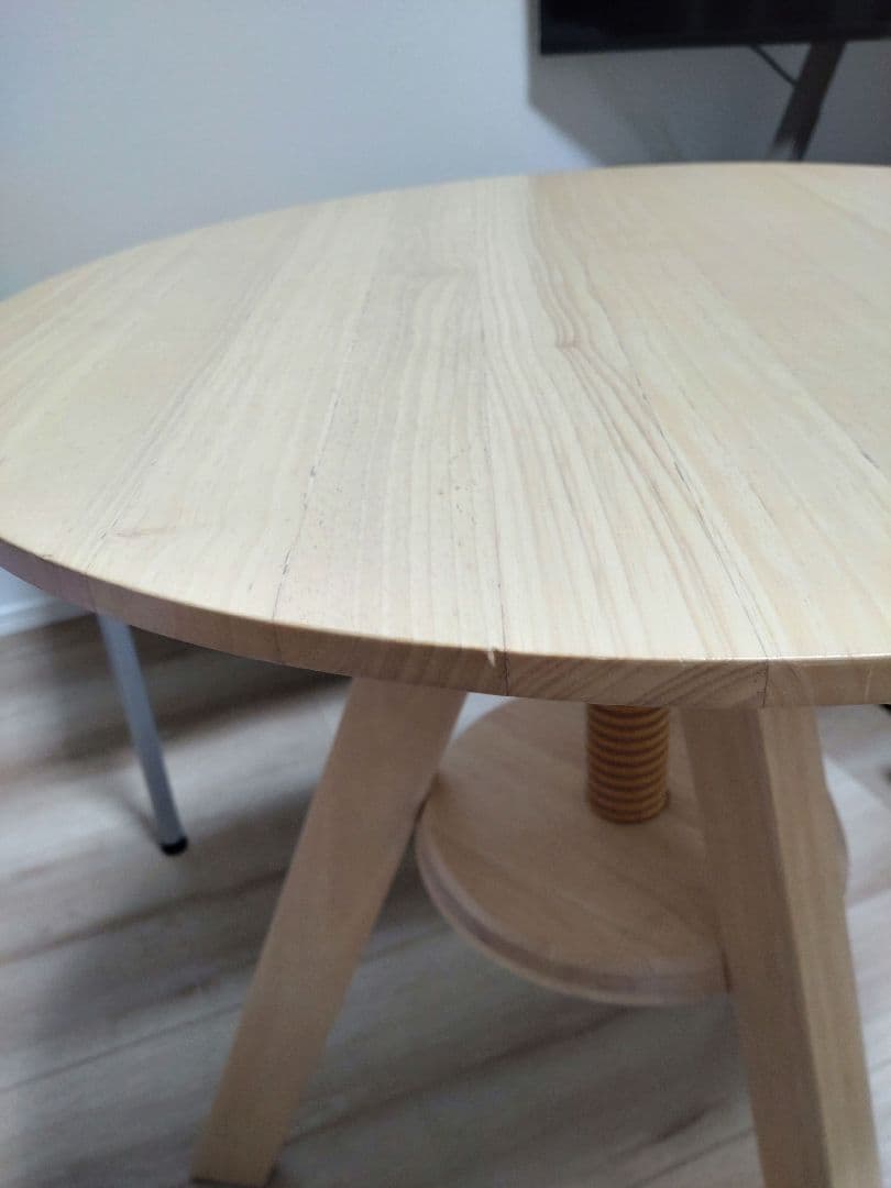 広松木工 ルメテーブル スピンテーブル 回転式昇降テーブル 昇降式