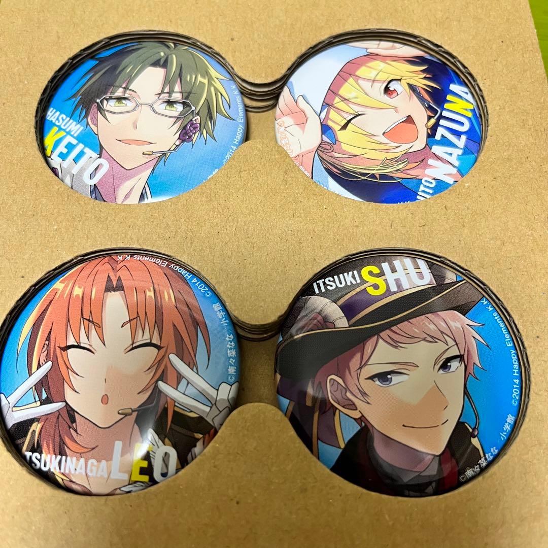 あんスタ 缶バッジ 5個 レオ 夏目 敬人 宗 なずな