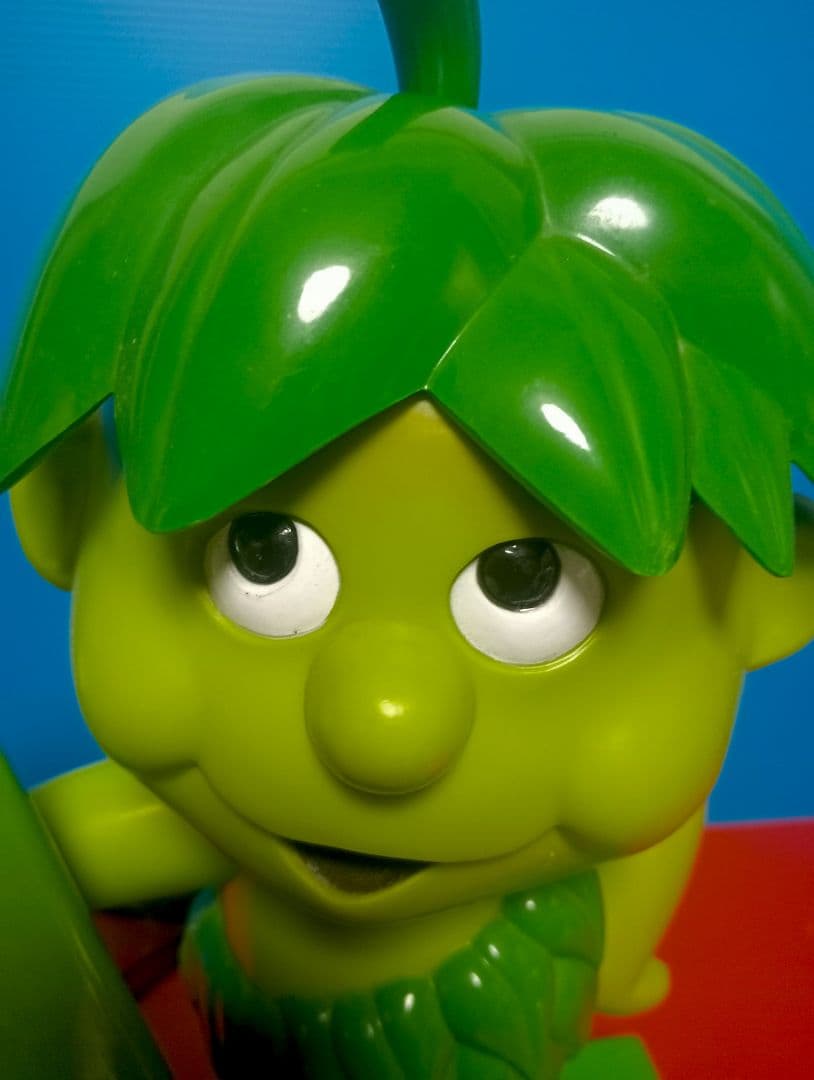 1984 概ね美品 グリーンジャイアントスプラウトプッシュ電話機