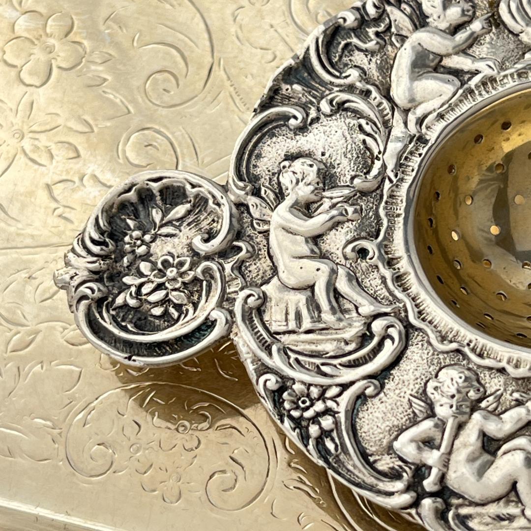 【ドイツ】 天使のティーストレナー【純銀】