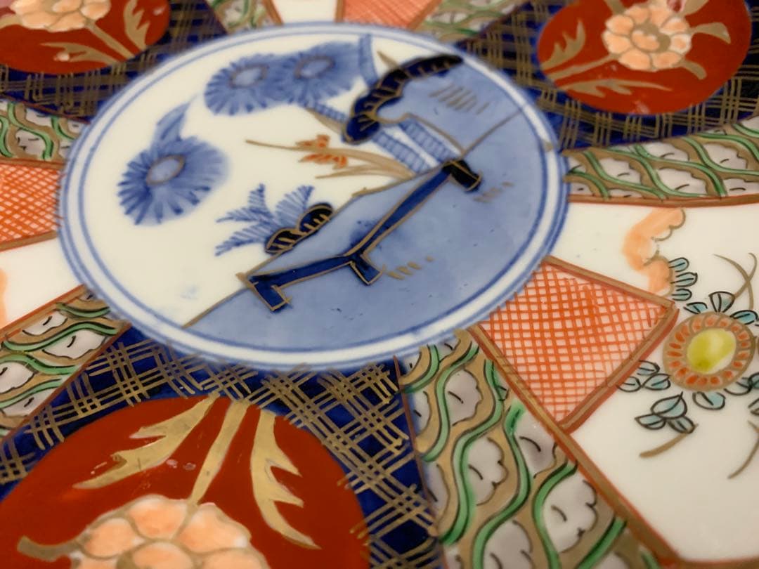 risa様専用古伊万里 色絵金彩 七寸皿 5枚 古美術 時代器