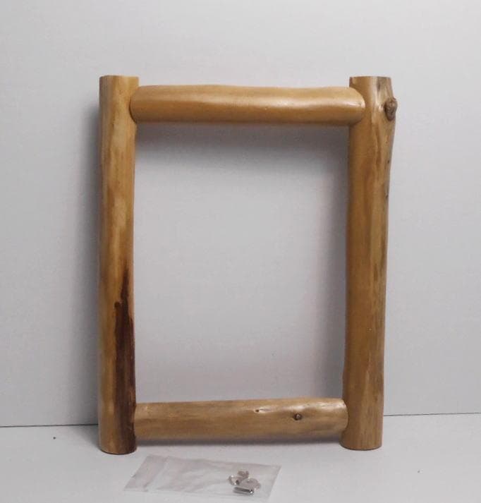 DIY手造り◇油絵0号サイズ用の流木での額縁フレーム竿幅約22㎜～25