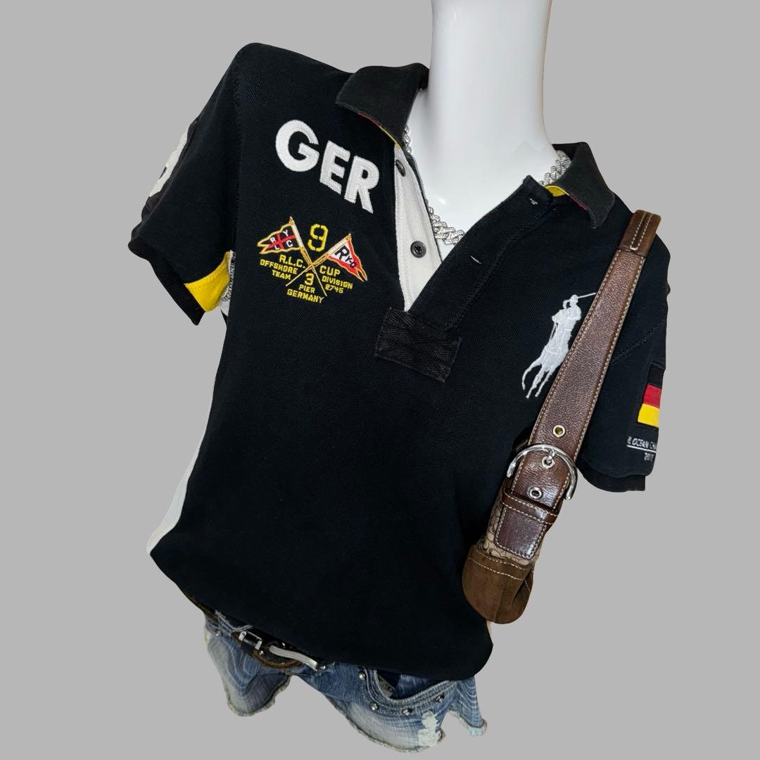 ラルフローレン ビッグポニー ドイツ ポロシャツ y2k 平成女児 平成ギャル